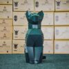3D Metal Geometric Cat Large Statue